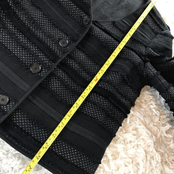 TALBOTS- PETITE MULTI TEXTURED BUTTON UP BLAZER 🖤 - Picture 11 of 12